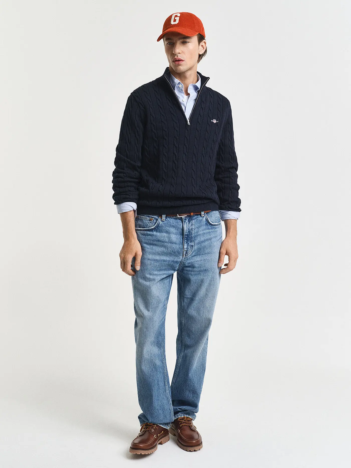 GANT | Troyer Pullover | blau